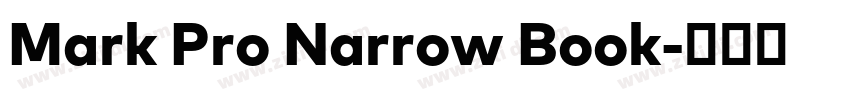 Mark Pro Narrow Book字体转换